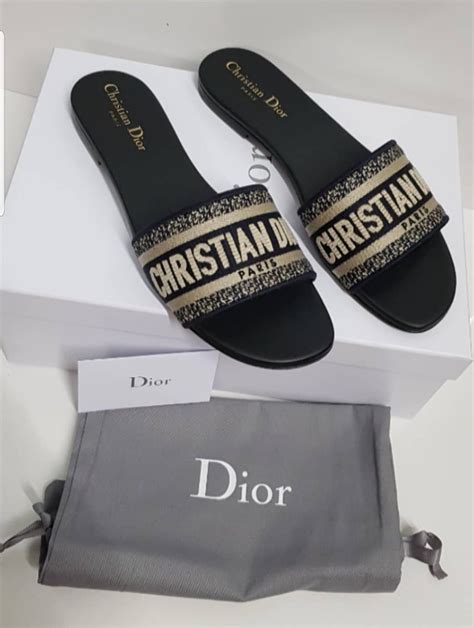 dior flats sandals|christian dior summer sandals.